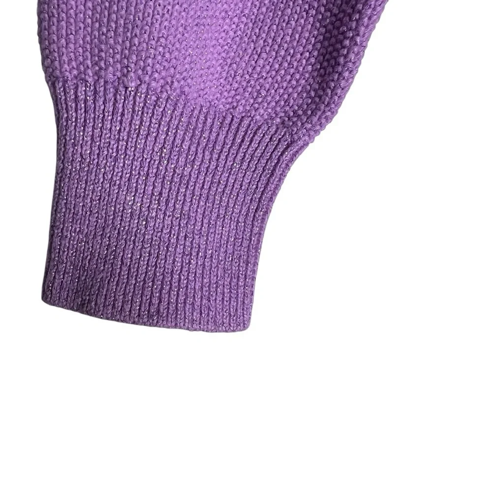 Baby Gap Metallic Sparkle Knit Top Size 3T Lavender